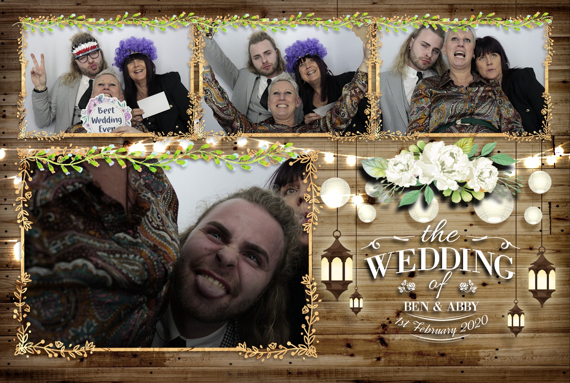 Ben & Abby’s Wedding  | View more photos from the event at gallery.myphotoboothexperience.co.uk/u/MyPhotoBoothExperienceLtd/Ben-Abby’s-Wedding